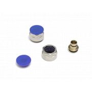 Соединение резьбозажимное flex/pink+ 16х2,2x3/4quot; с евроконусом (никелированная латунь)