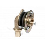 Угольник настенный для гипсокартонных плит с внутренней резьбой 20-1/2quot;x28мм RX (бронза)