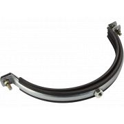 Хомут для воздуховода с резиновым профилем 125 мм (гайка)