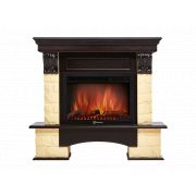 Портал Firelight Forte 25S камень бежевый, шпон венге