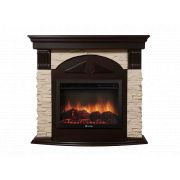 Портал Firelight Torre 25U (угловой) камень слоновая кость, шпон темный дуб