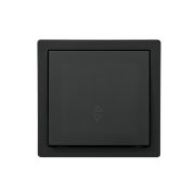 Выключатель проходной 1-кл. ОП LETO черн. бархат LEZARD 752-4200-105