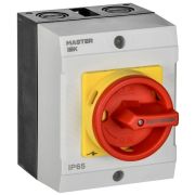 Переключатель кулачковый 10А (сх. 54)в боксе закрытая рукоятка авар. IEK MI-CS22-010-054