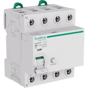 Выключатель дифференциального тока 4п 40А 300мА тип AC Systeme9 400В SE S9R14440