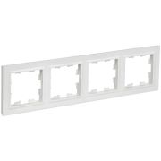 Рамка 4-м BRITE РУ-4-БрАБ арктич. бел. IEK BR-M42-K91