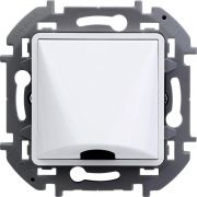 Вывод кабеля Inspiria с зажимом для крепления бел. IEK 673890