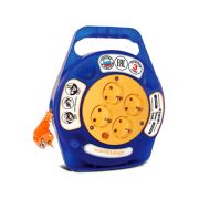 Удлинитель в закрыт. корпусе 4х20м с заземл. 6А IP20 У10-015 ПВС 3х0.75 термозащита защ. шторки UNIVersal 1672