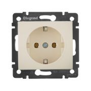 Розетка 1-м СП Valena 16А IP20 с заземл. на винтах механизм сл. кость IEK 774320