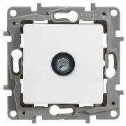 Розетка телевизионная оконечная TV СП Etika 5дБ 5-862МГц механизм бел. IEK 672265