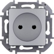 Розетка 1-м СП Inspiria 16А IP20 250В 2P механизм алюм. IEK 673712