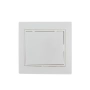 Розетка 1-м СП Mira 16А IP20 с заземл. с защ. крышкой с бел. вставкой керамика бел. LEZARD 701-0202-123